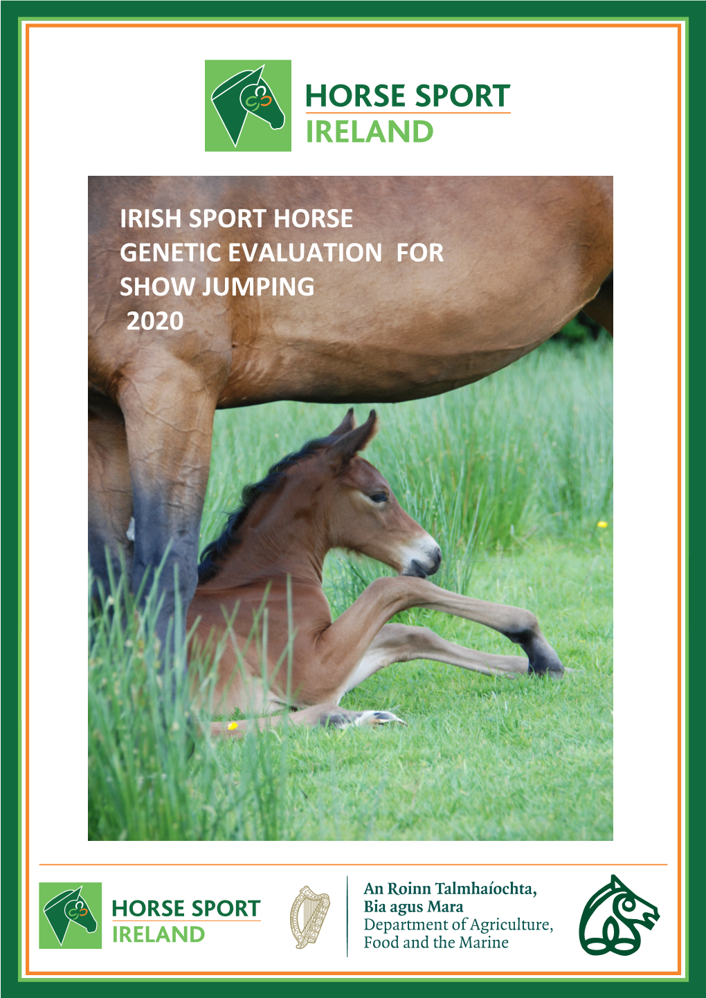 Irish Sport Horse Genetic Evaluation for Show Jumping 2020 the Irish Sport Horse Studbook
