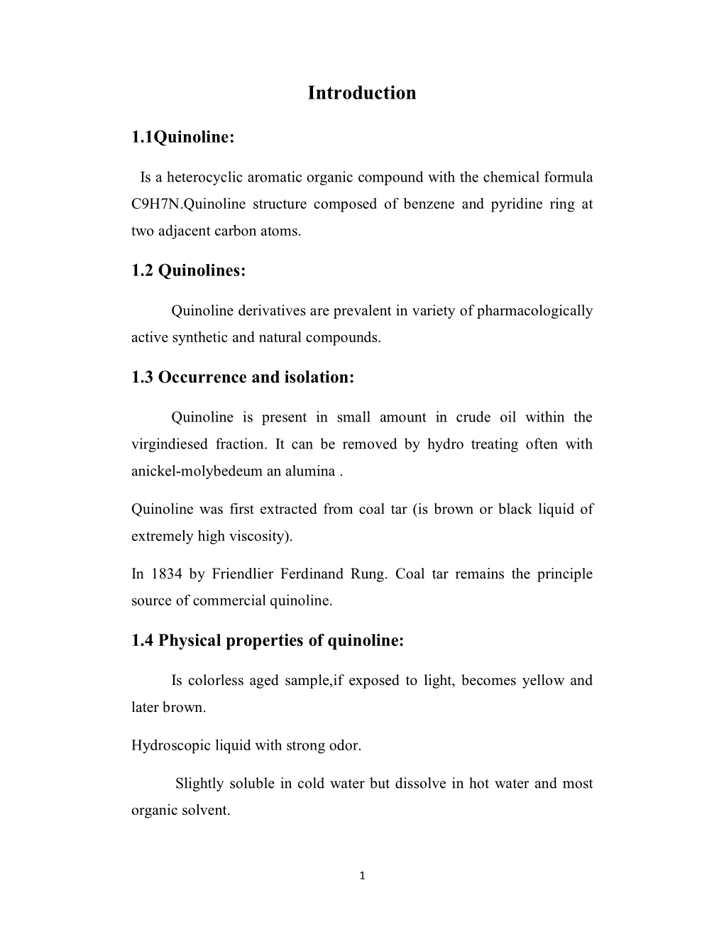 1.5.5 Knorr Quinoline Synthesis