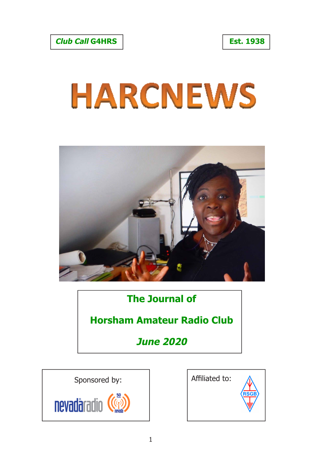 The Journal of Horsham Amateur Radio Club June 2020