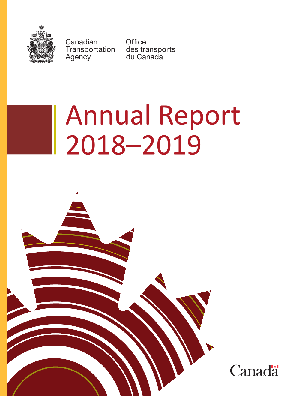 Canadian Transportation Agency Annual Report 2018-2019