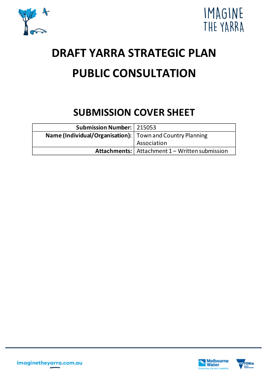 Draft Yarra Strategic Plan Public Consultation