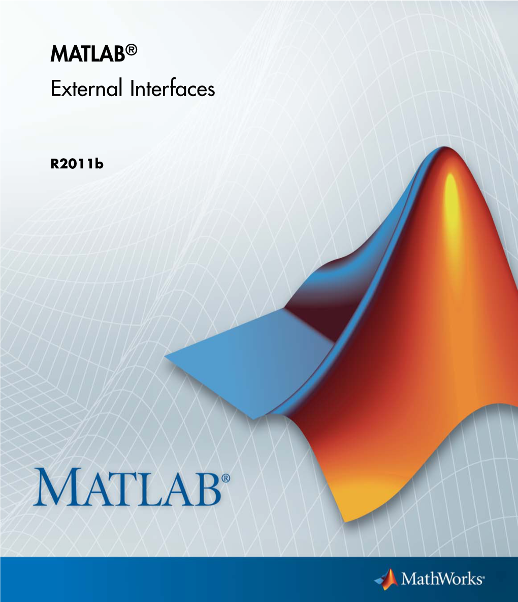 MATLAB® External Interfaces