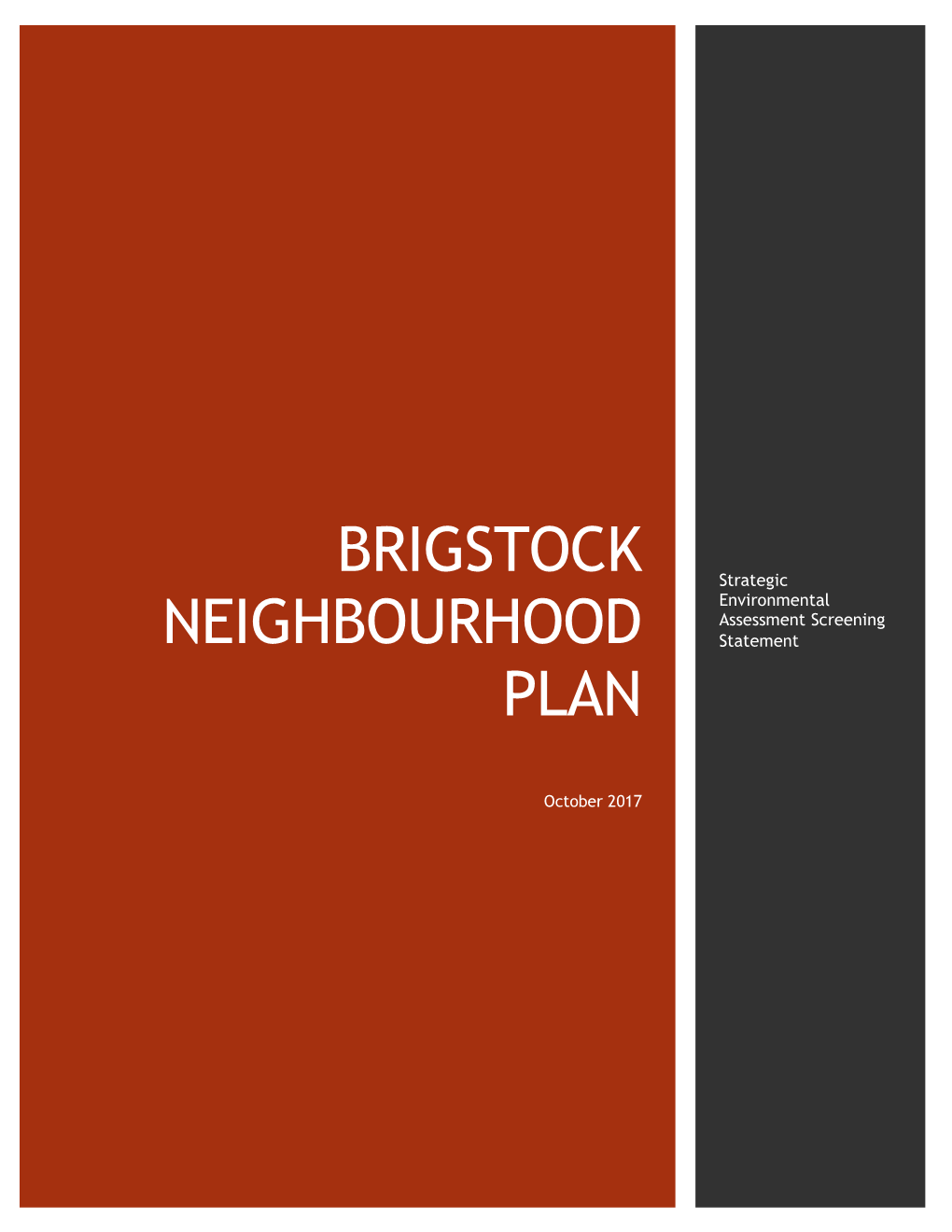 Brigstock Neighbourhood Plan Contact Point: