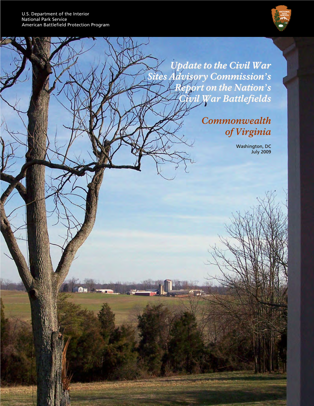 Update to the Civil War Sites Advisory Commission’S Report on the Nation’S Civil War Battlefields