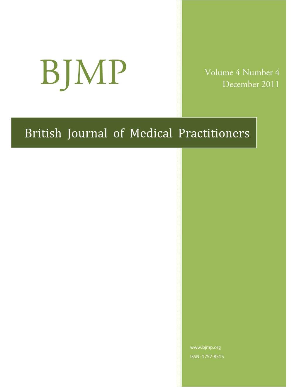 British Journal of Medical Practitioners