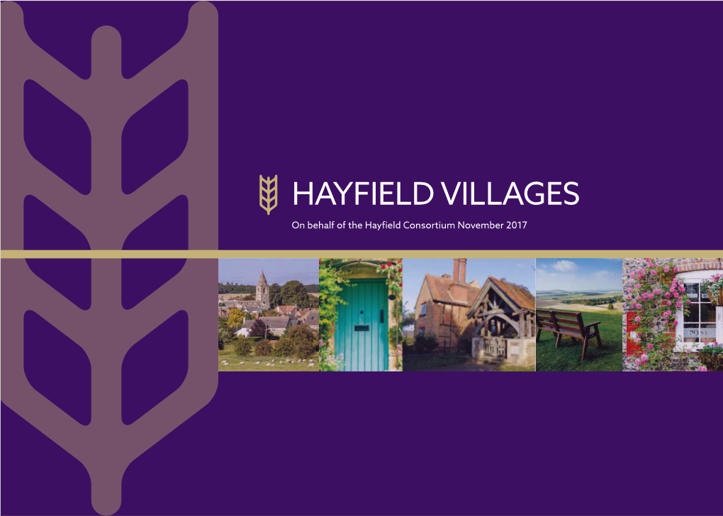 HAYFIELD VILLAGES on Behalf of the Hayfield Consortium November 2017 Vision
