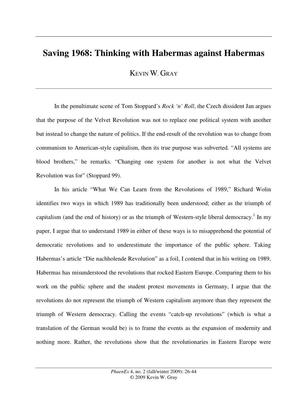 Saving 1968: Thinking with Habermas Against Habermas