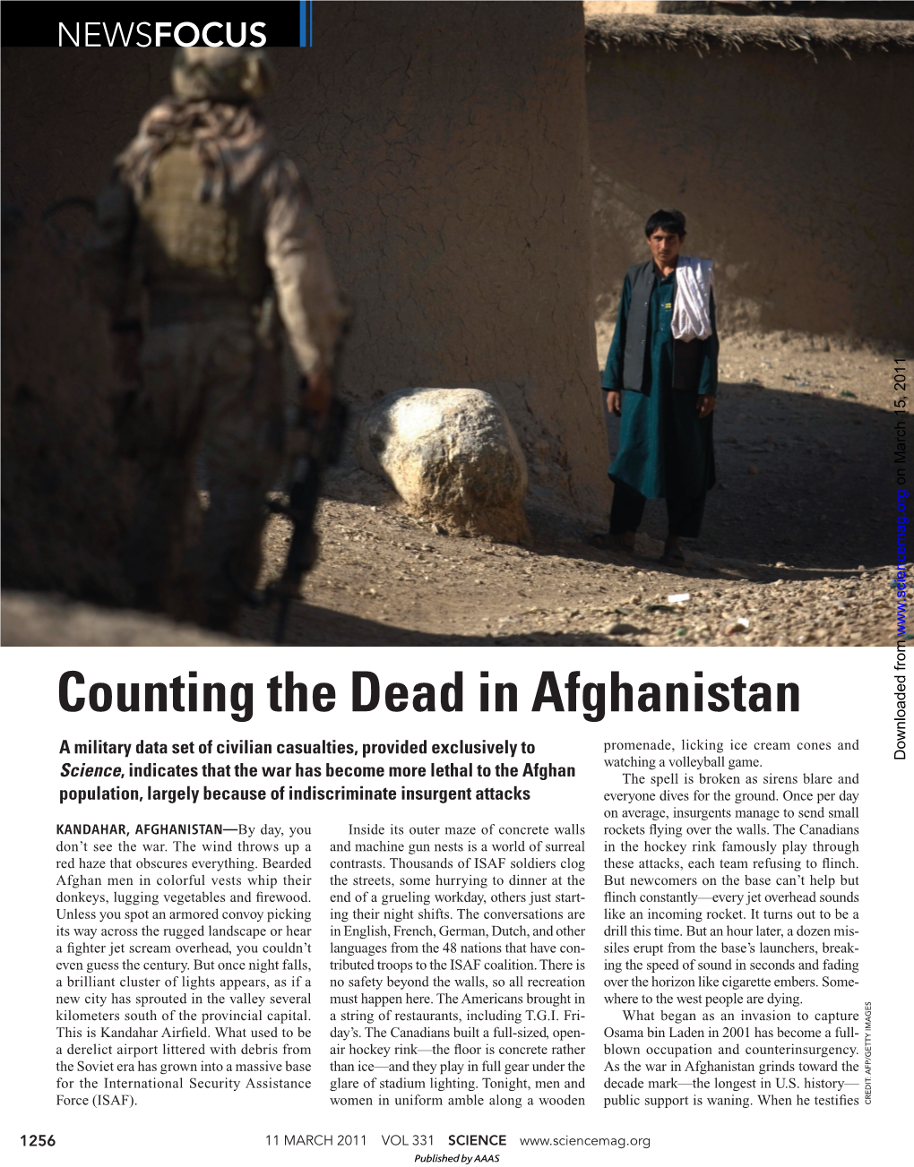 Counting the Dead in Afghanistan