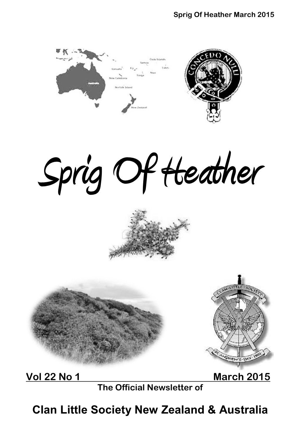 CLS – Sprig of Heather March 2015