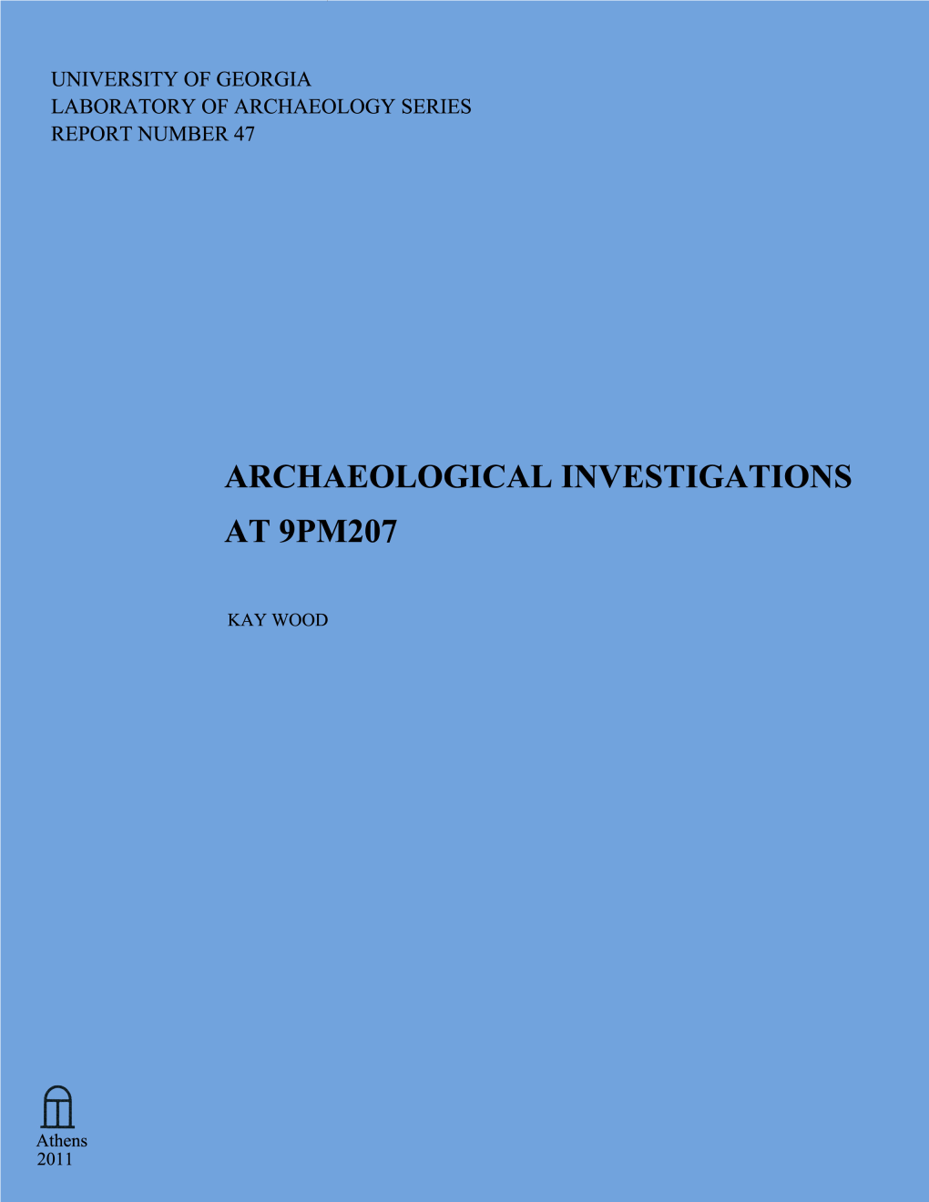 Archaeological Investigations at 9Pm207