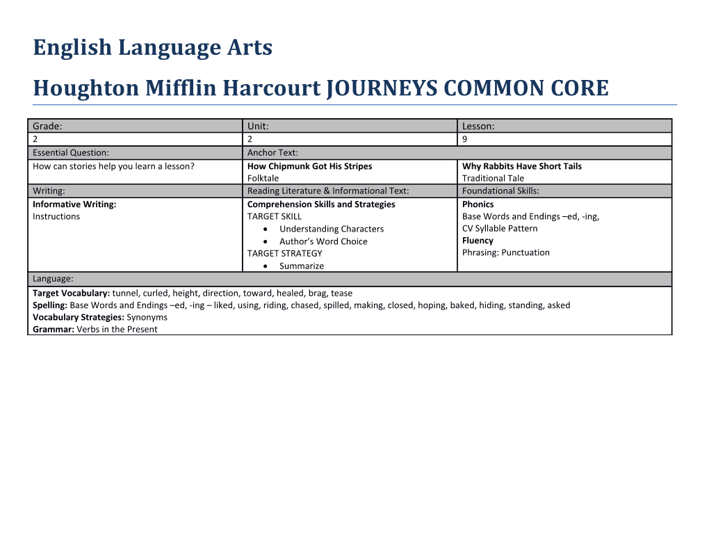 Houghton Mifflin Harcourt JOURNEYS COMMON CORE s7