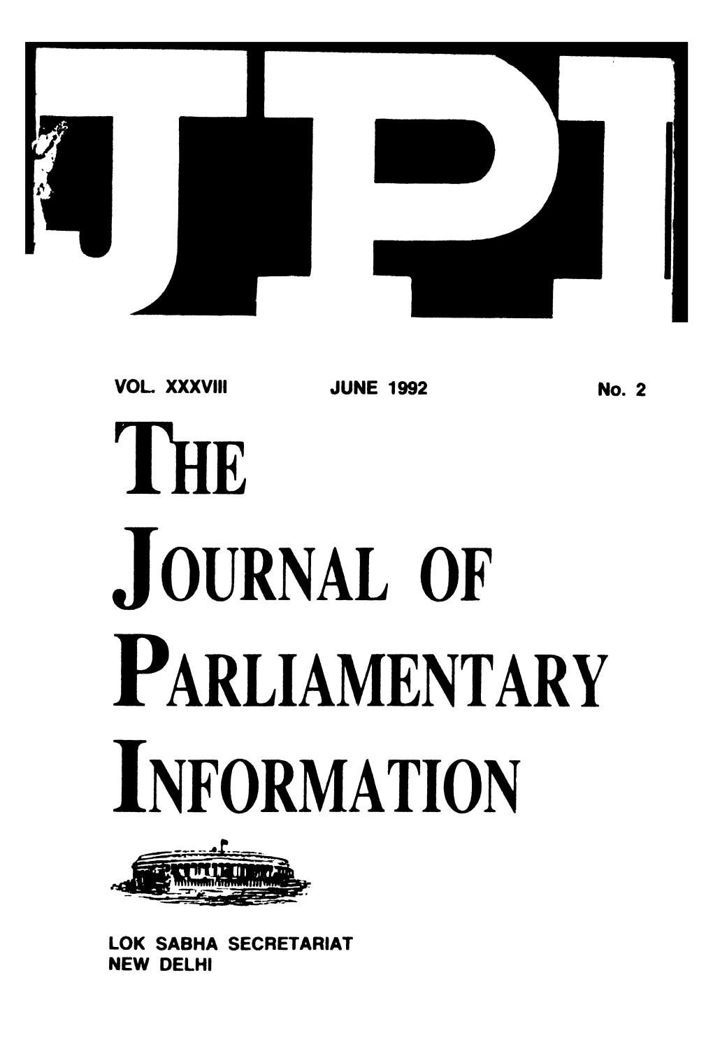 Journal of · Parliamentary Information /~