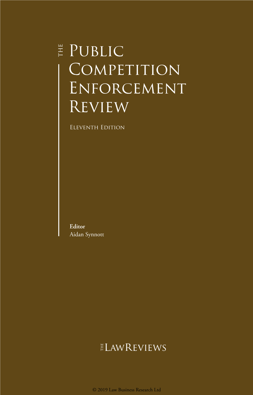 Public Competition Enforcement Review