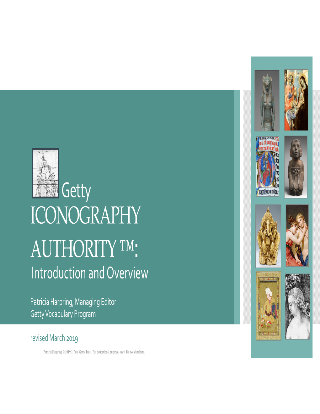 ICONOGRAPHY AUTHORITY ™: Introduction and Overview