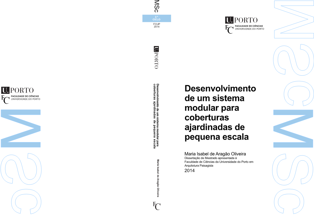 Desenvolvimento De Um Sistema Modular Para Coberturas Ajardinadas De