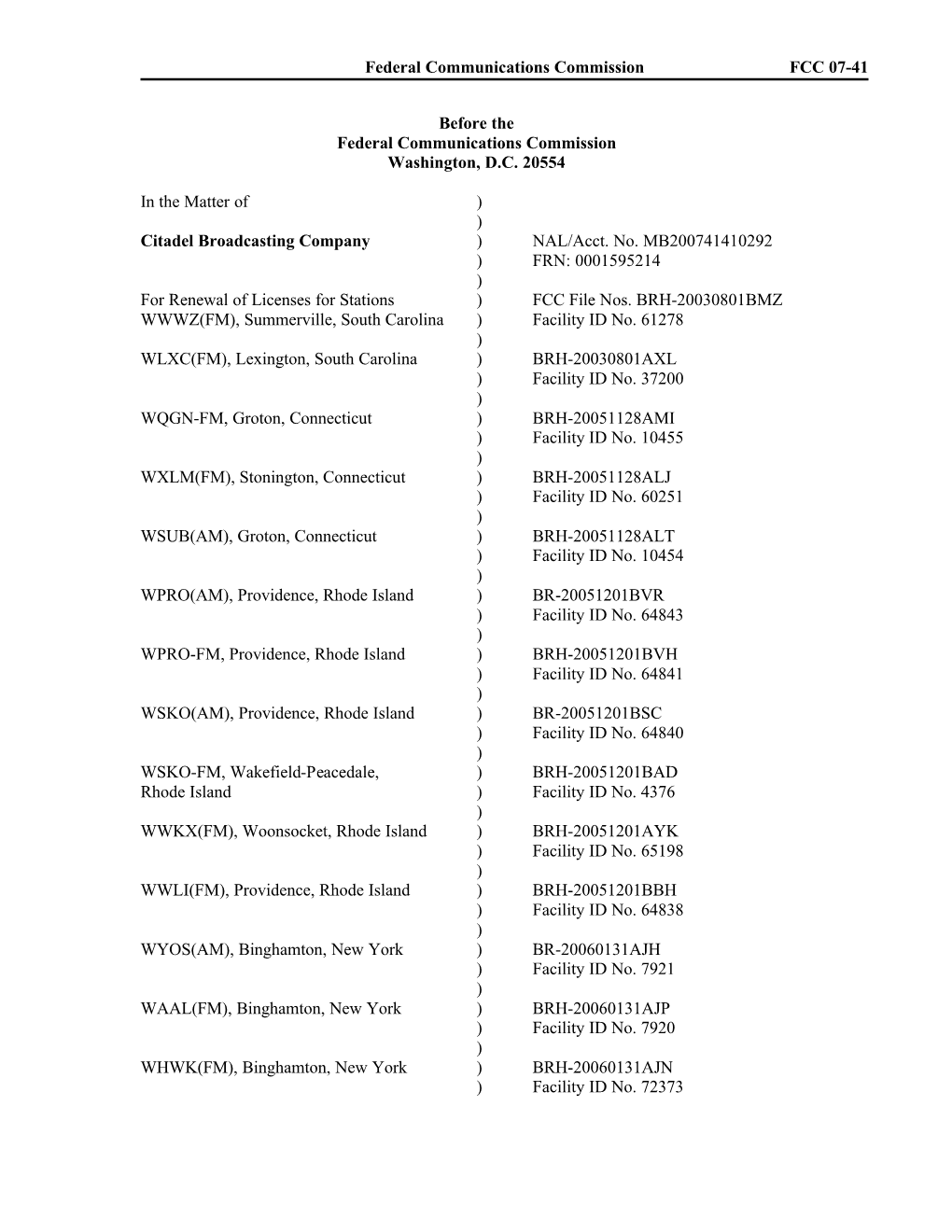 Memorandum Opinion and Order and Notice of Apparent Liability