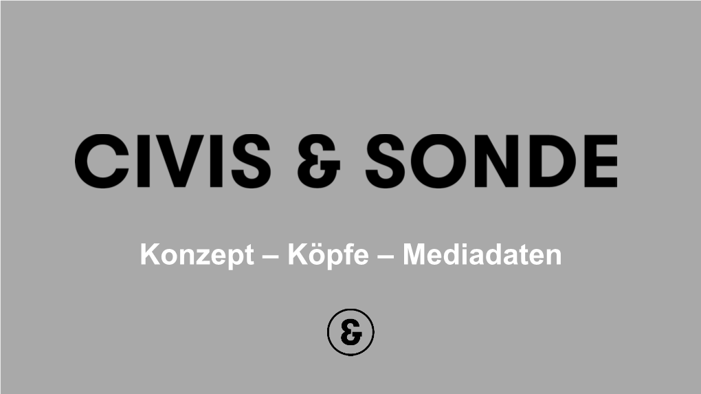 CIVIS & Sonde Mediadaten 2020