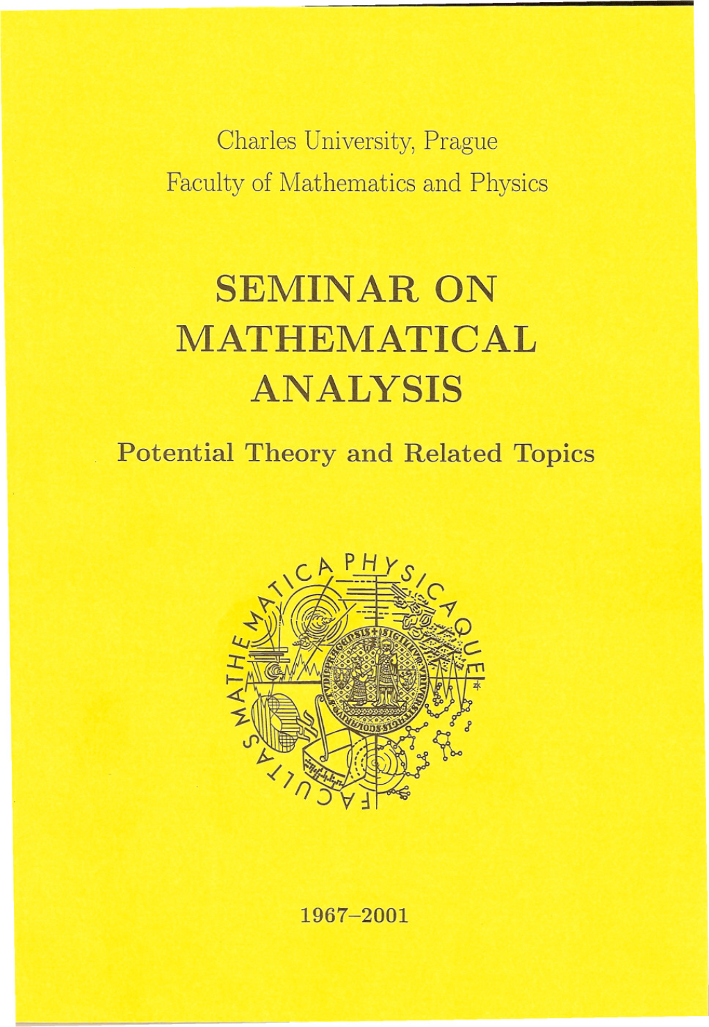 Seminar on Mathematical an Alysis