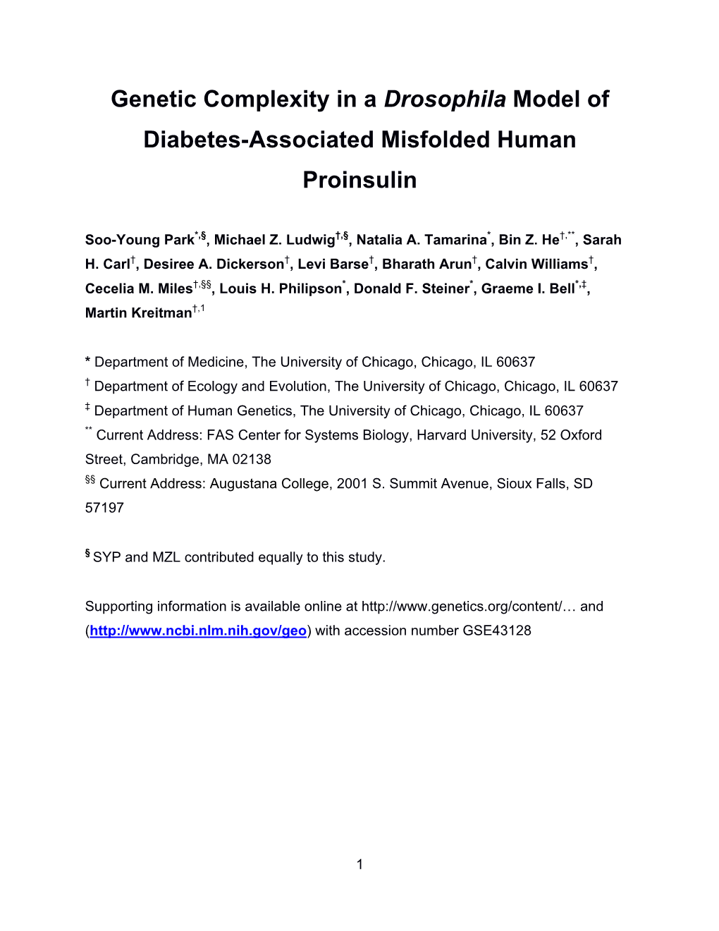 Genetic Complexity in a Drosophila Model of Diabetes-Associated Misfolded Human