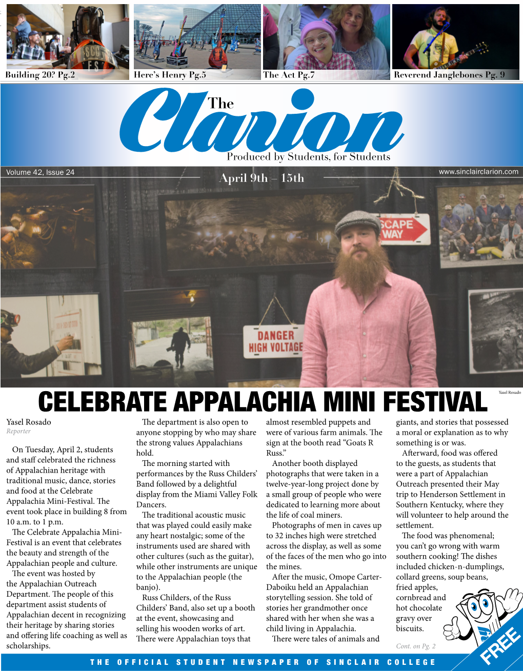 CELEBRATE APPALACHIA MINI FESTIVAL Yasel Rosado