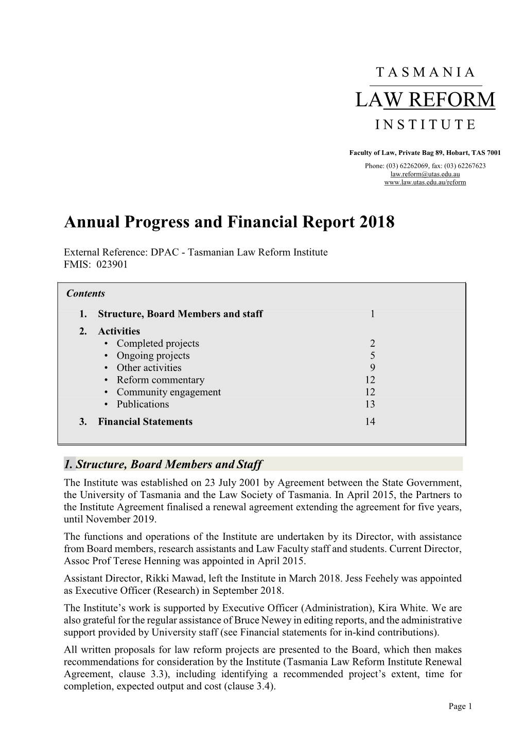 Annual Report 2018 (PDF File 115.2