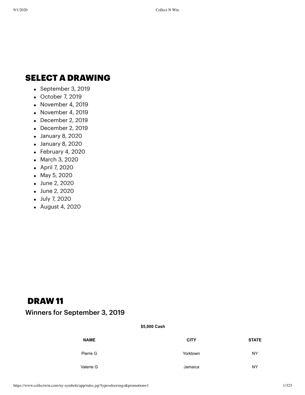 Select a Drawing