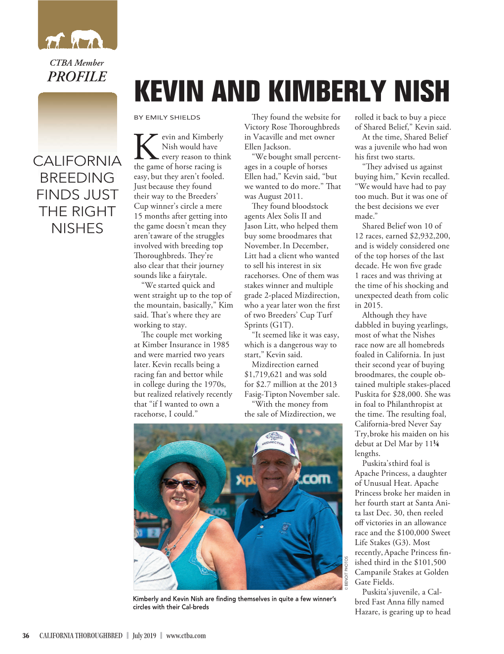 Kevin and Kimberly Nish