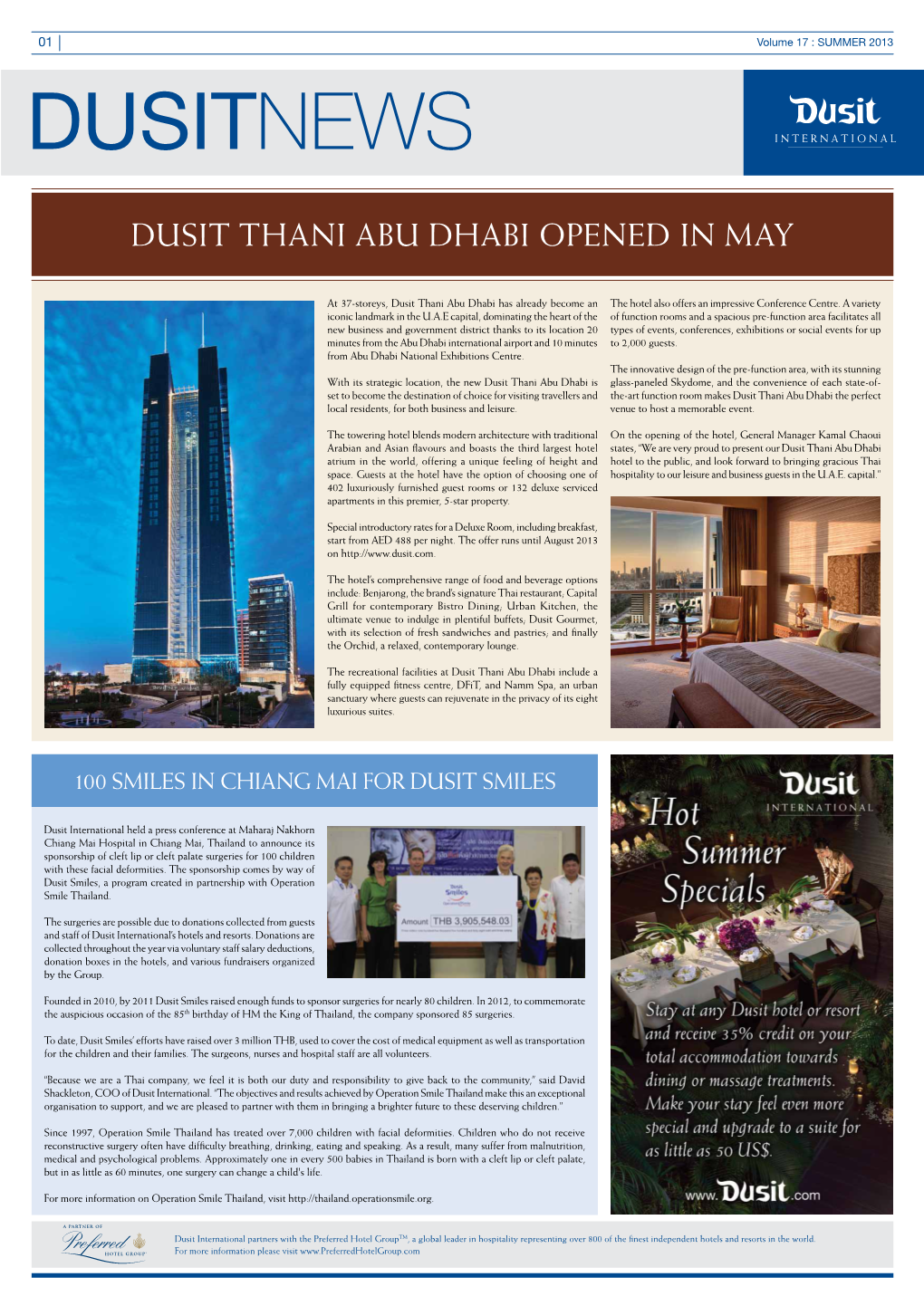 Dusit Thani Abu Dhabi Opened in May