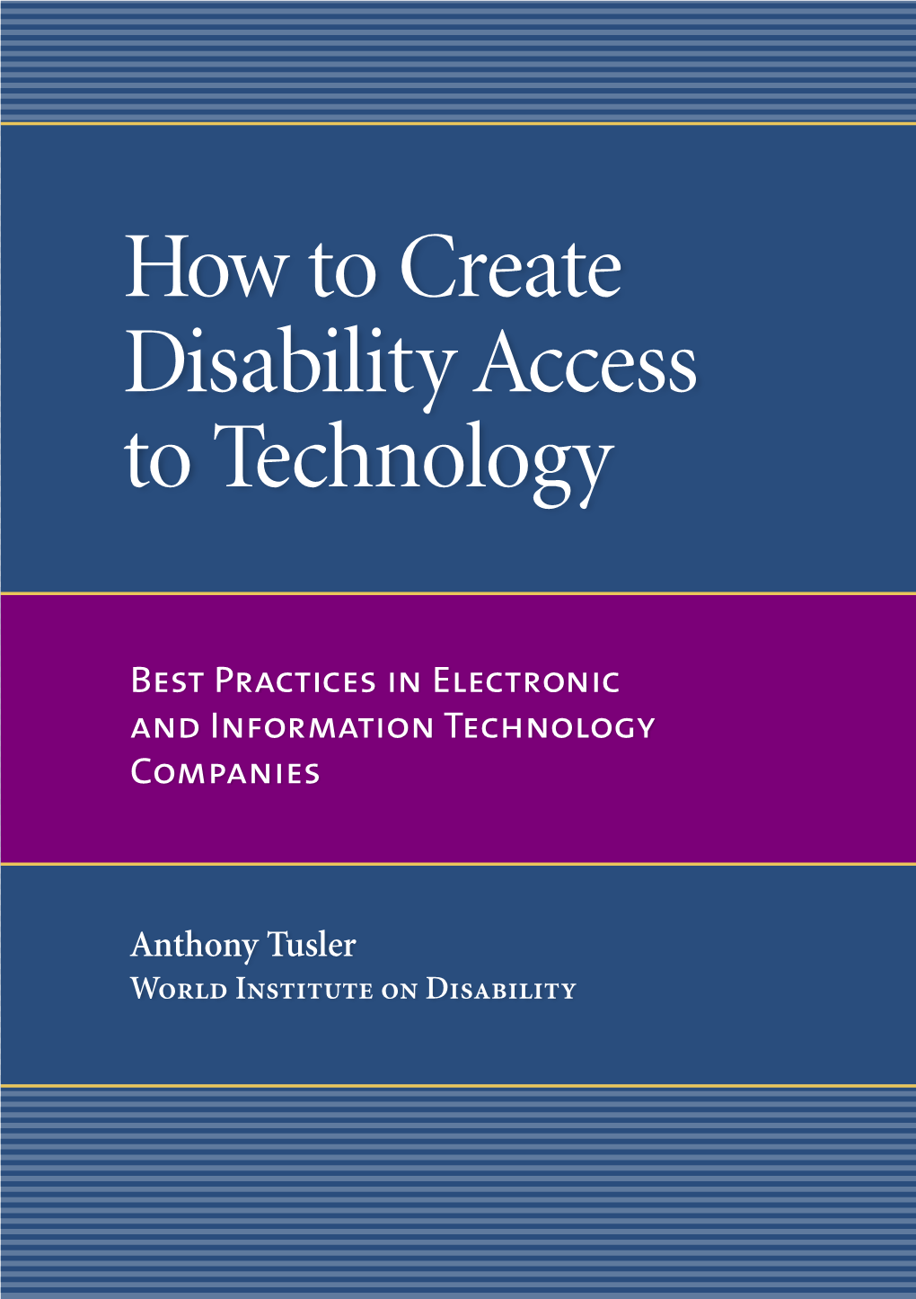 How to Create Disability Access to Technology