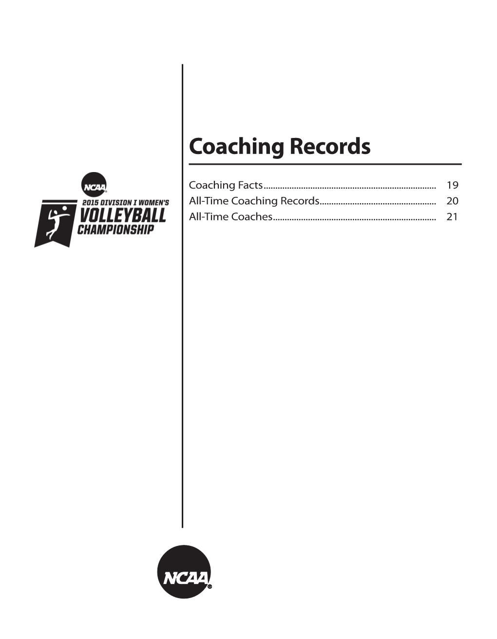 Coaching Records