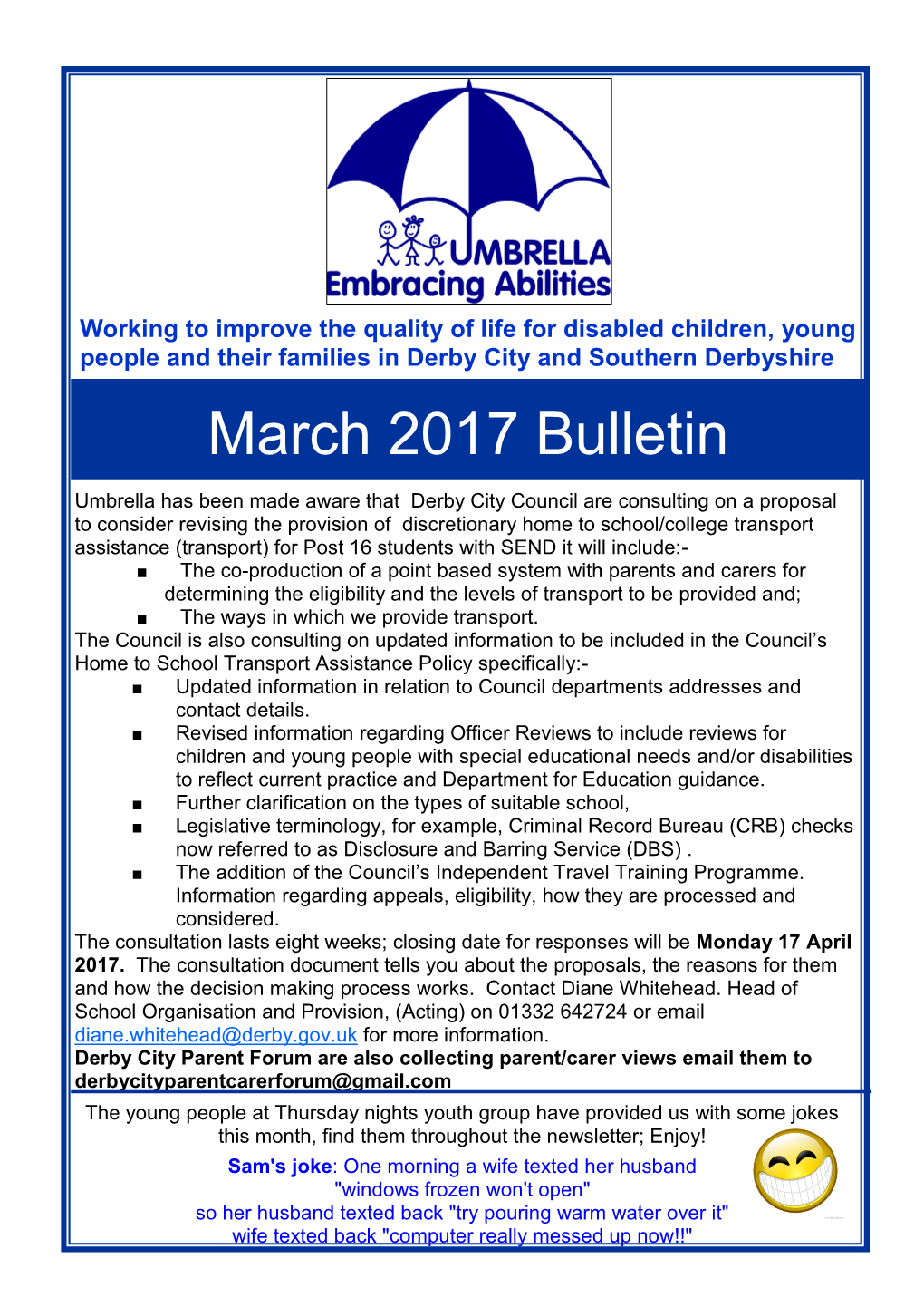 March 2017 Bulletin