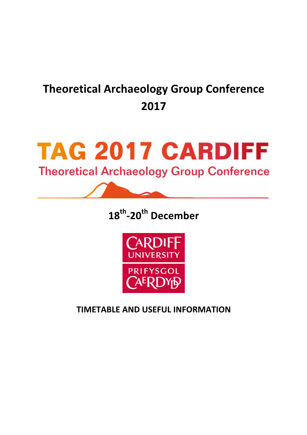Theoretical Archaeology Group Conference 2017