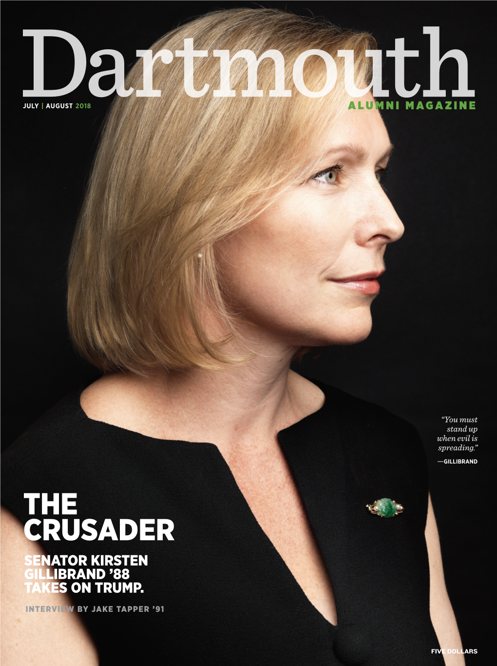 The Crusader Senator Kirsten Gillibrand ’88 Takes on Trump