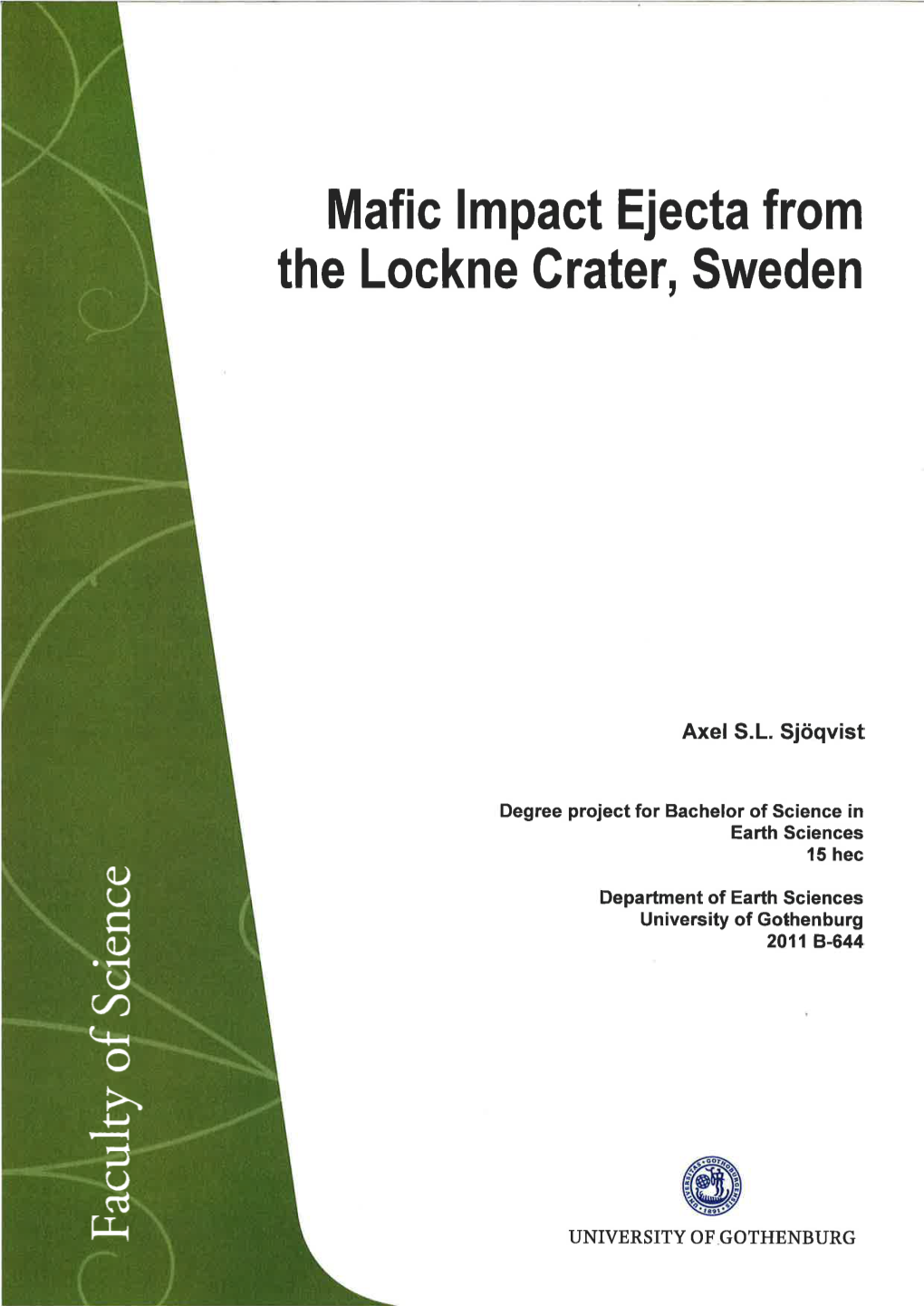 Mafic Impact Ejecta from the Lockne Crater, Sweden