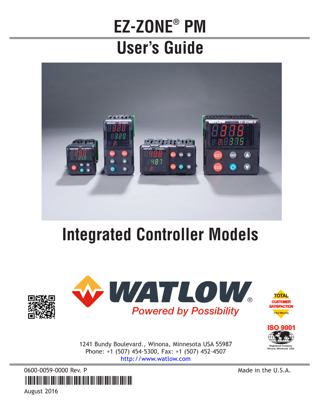 EZ-ZONE PM Integrated Controller User's Guide