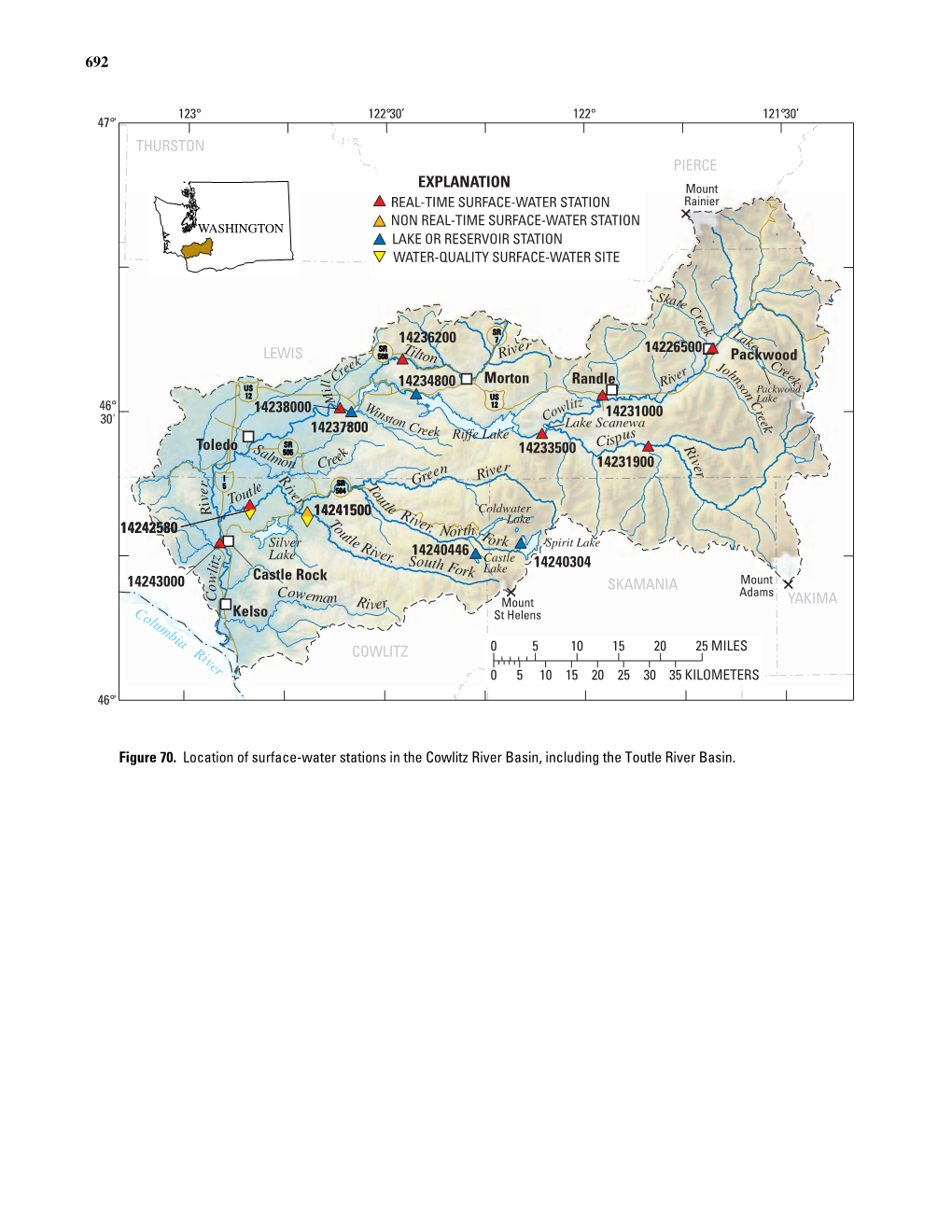 Cowlitz River Basin, Including the Toutle River Basin, and the Columbia River from Longview To