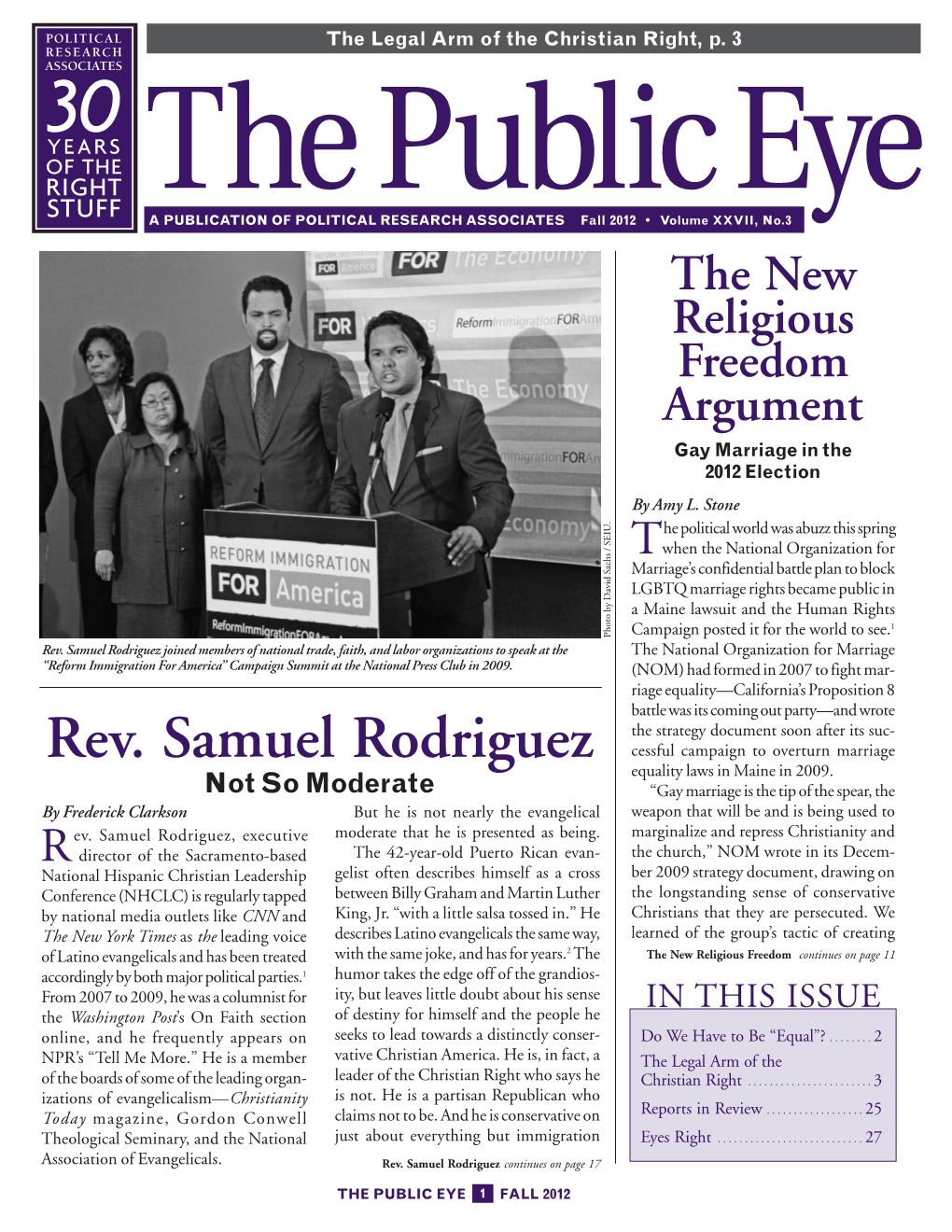 The Public Eye, Fall 2012