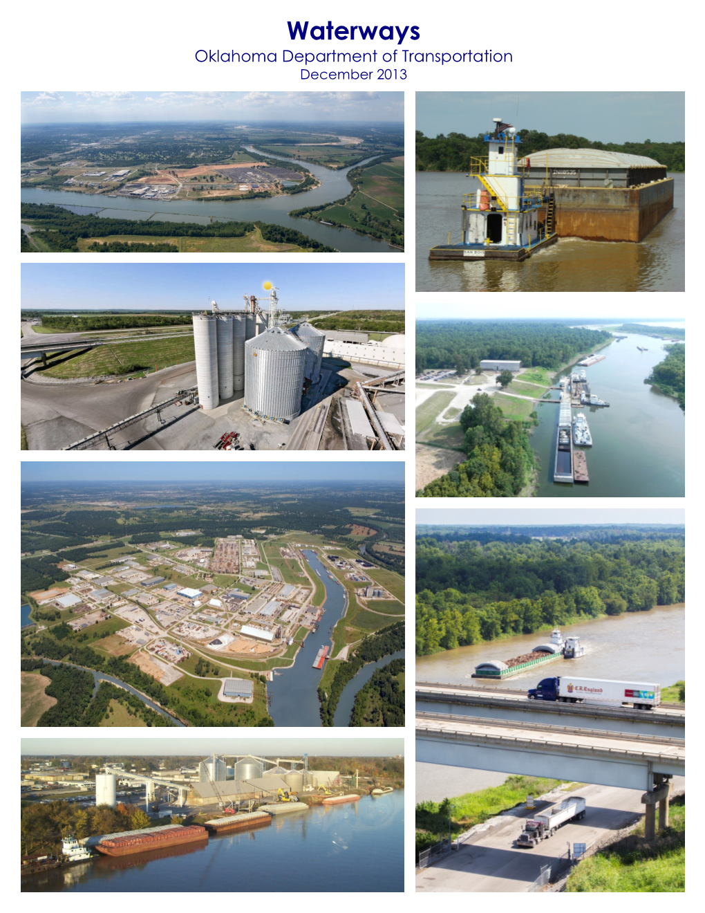 Waterways Oklahoma Department of Transportation December 2013