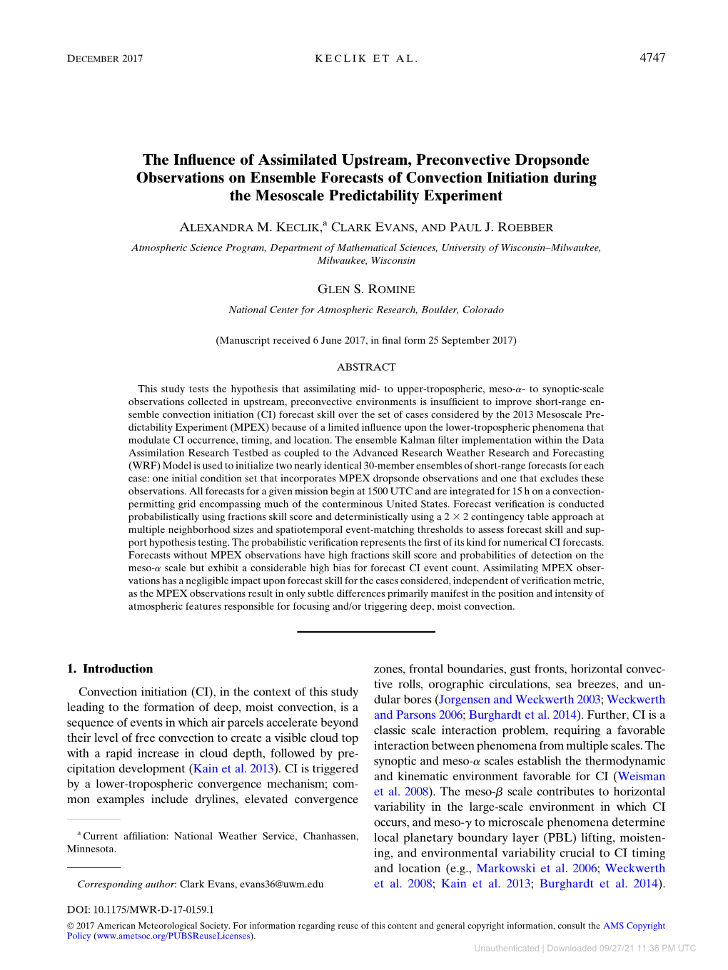 The Influence of Assimilated Upstream, Preconvective Dropsonde