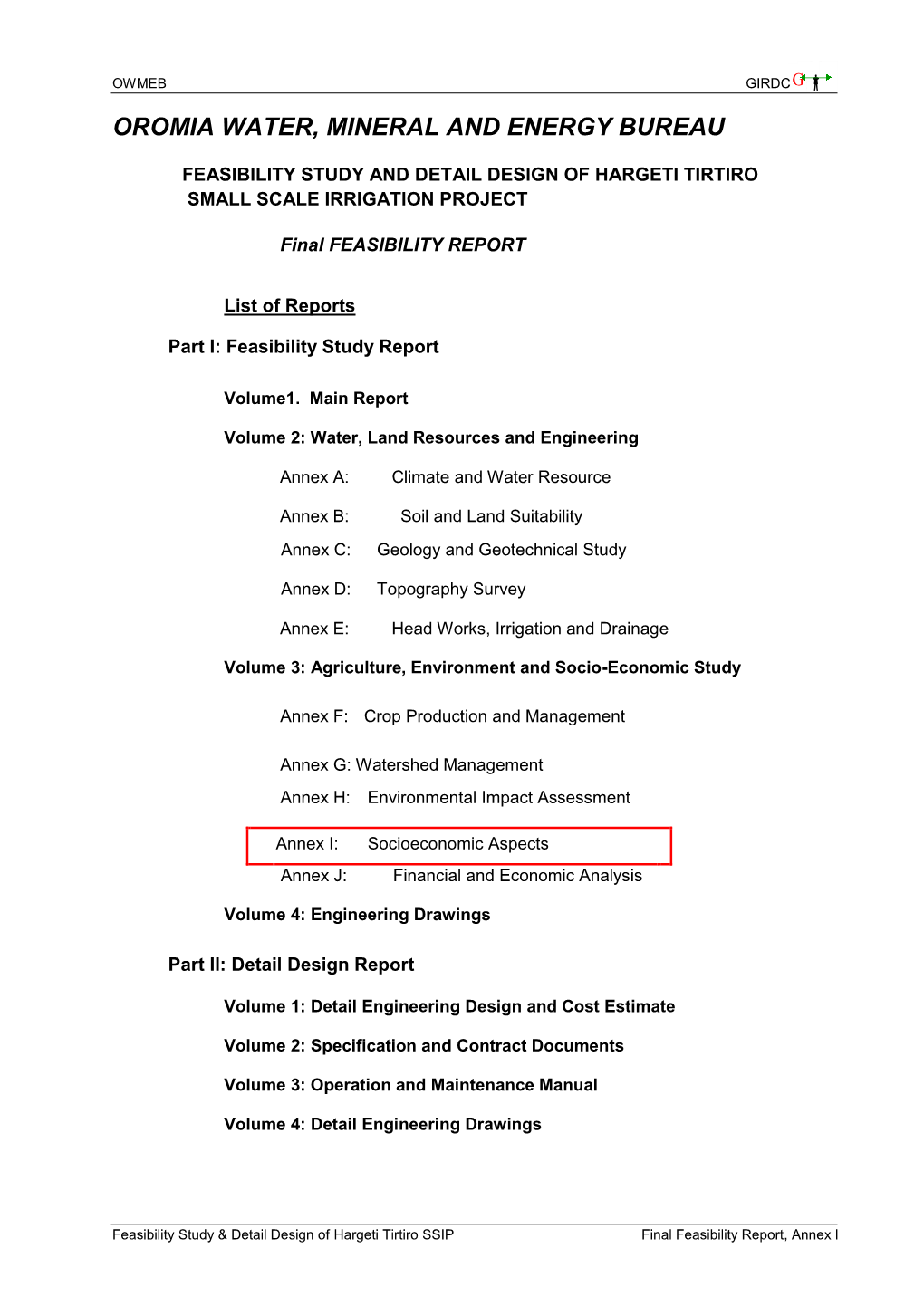 Oromia Water, Mineral and Energy Bureau