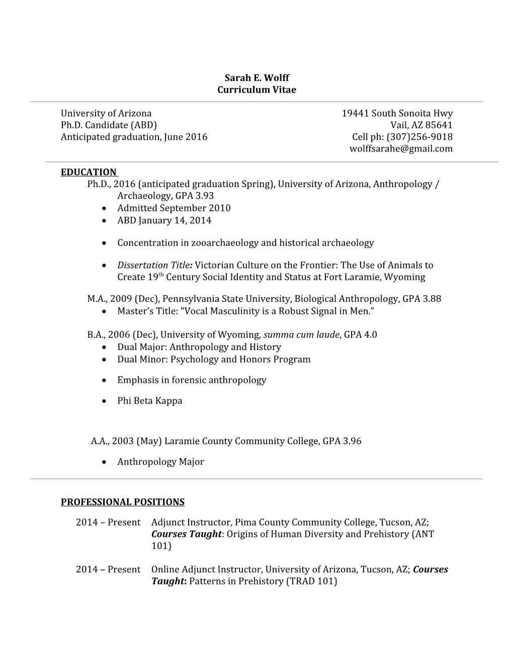 Curriculum Vitae s115