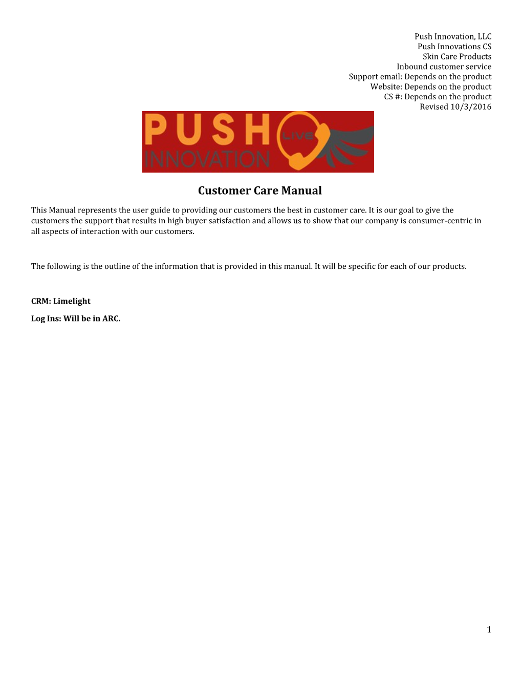 Push Innovation, LLC s1