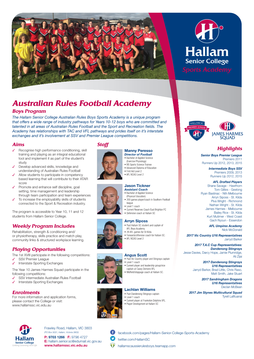 Australian Rules Football Academy