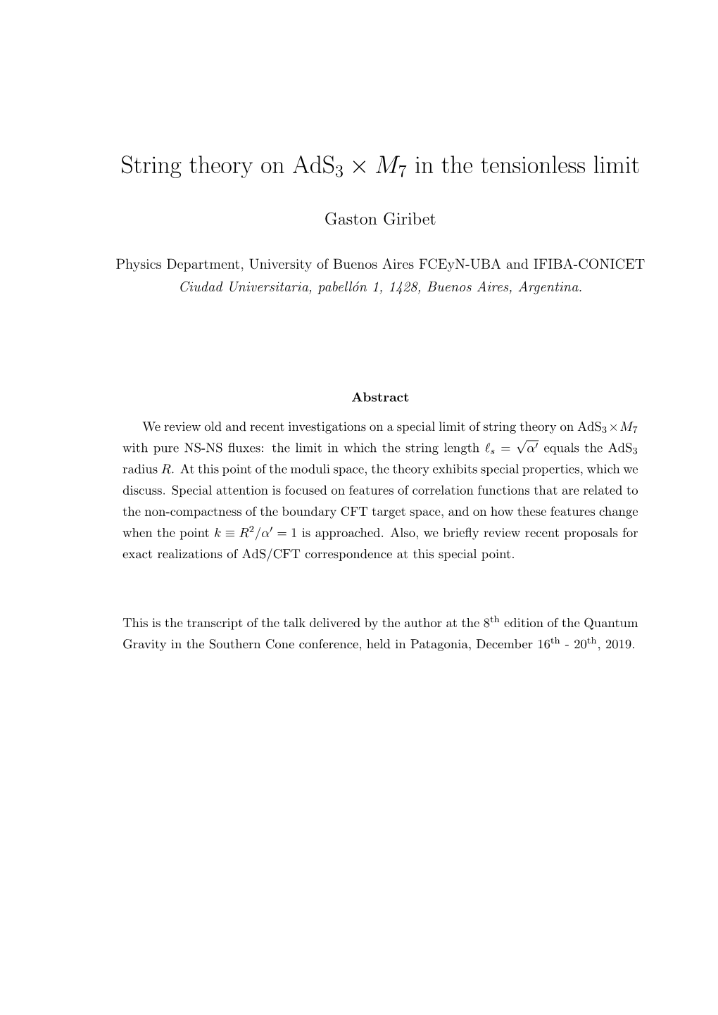 String Theory on Ads3 × M7 in the Tensionless Limit