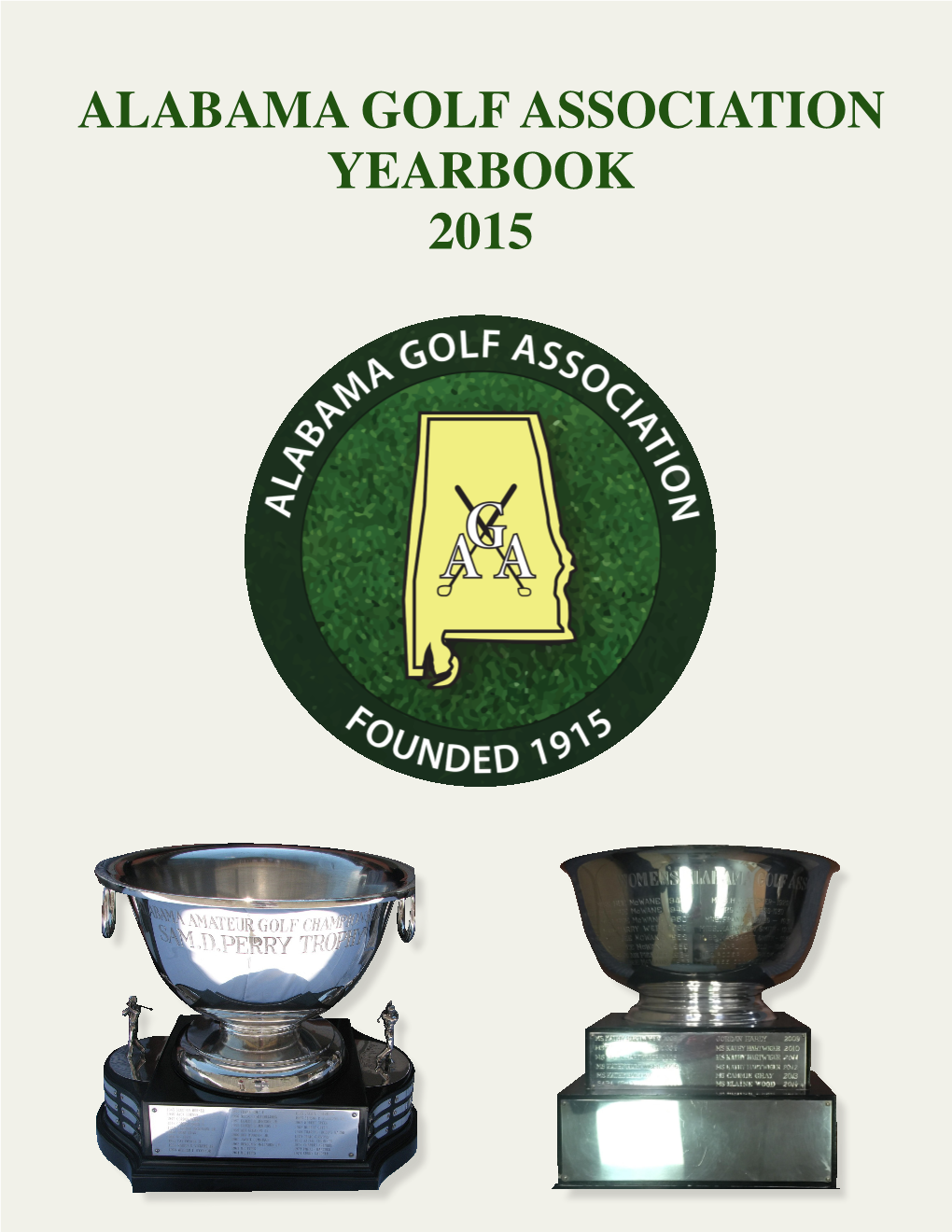 Alabama Golf Association Yearbook 2015