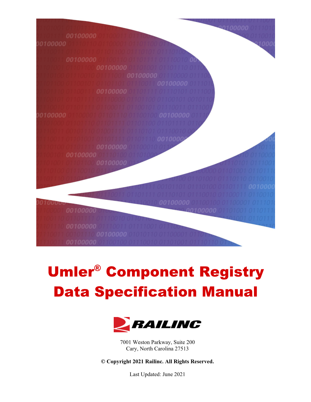 Umler® Component Registry Data Specification Manual