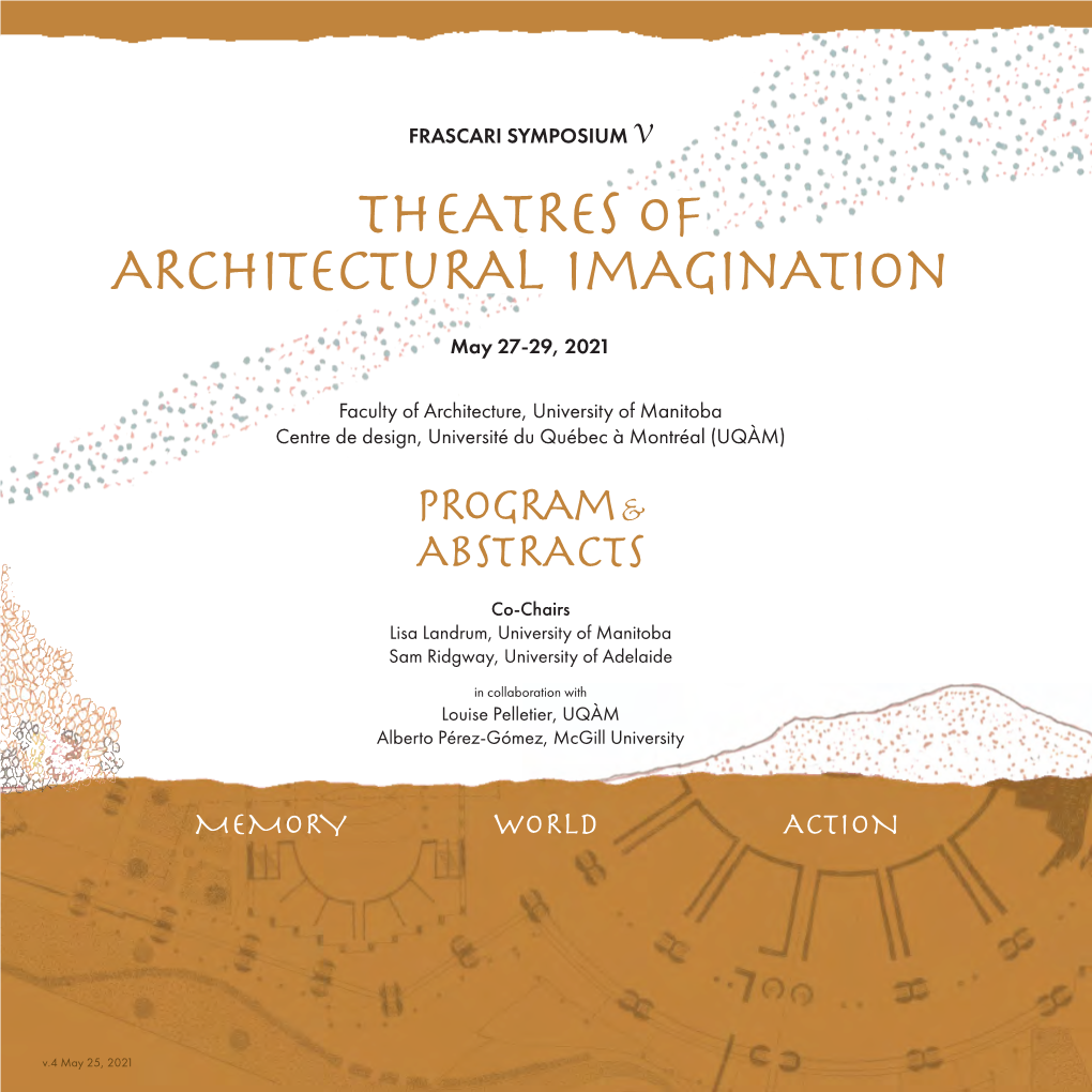 THEATRES of Architectural Imagination