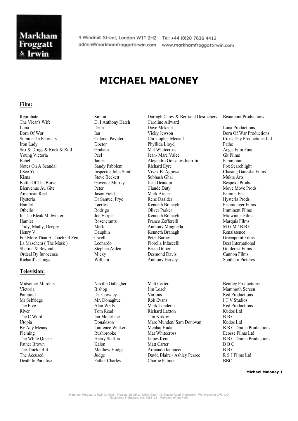 Michael Maloney