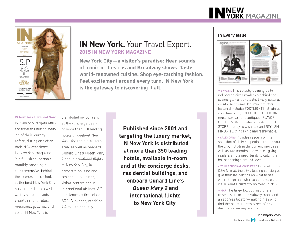 IN New York. Your Travel Expert