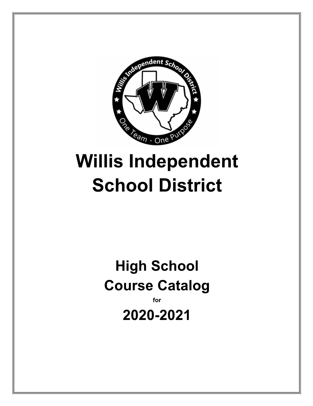 2020-2021 High School Course Catalog